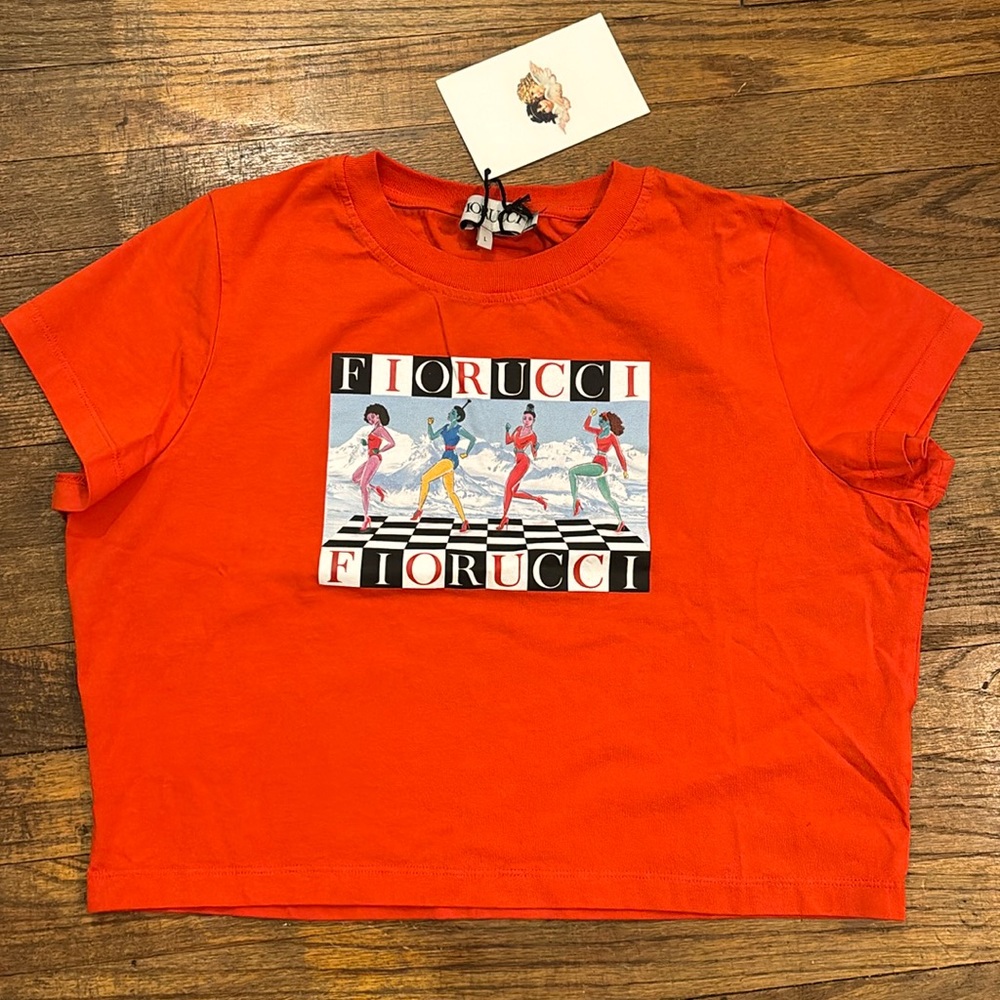 NWT! FIORUCCI Designer crop top
